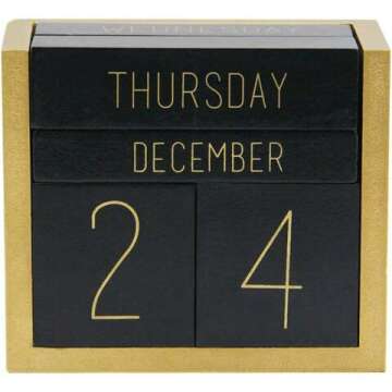 Wooden Perpetual Calendar