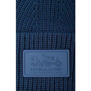 Coach Women's Patch Beanie, True Blue