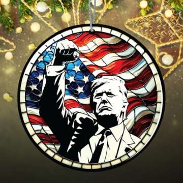 Trump Christmas Ornaments 2024, White House Christmas Ornament 2024, Donald Trump Christmas Ornament, Trump Ornament 2024, Donald Trump Gifts, Trump Ornaments for Christmas Tree, Trump Inauguration