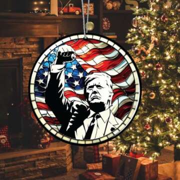 Trump Christmas Ornaments 2024, White House Christmas Ornament 2024, Donald Trump Christmas Ornament, Trump Ornament 2024, Donald Trump Gifts, Trump Ornaments for Christmas Tree, Trump Inauguration