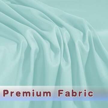 HolidayIdeas 2 Pack Fitted Table Clothes - 48 x 24 Inch - Rectangle Tablecloths for 4 Foot Tables, Polyester Fabric Table Covers for Folding Table, Parties, Holiday Dinner, Trade Show (Aqua)