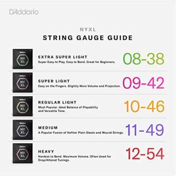 D'Addario Guitar Strings - NYXL Electric Guitar Strings - NYXL1046-3P - Unrivaled Strength, Tuning Stability, Enhanced Mid-Range - For 6 String Guitars - Made in the USA - 10-46 Regular Light, 3-Pack