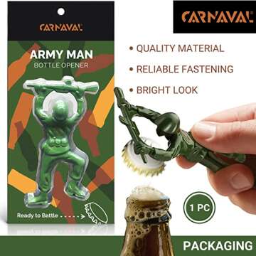 Funny Army Man Bottle Opener