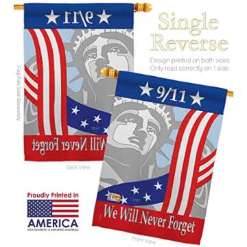 September 11th House Flags Pack for Patriot Day