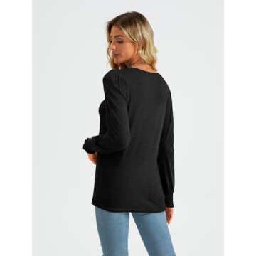 Stylish Women's Long Sleeve Business Casual Blouse