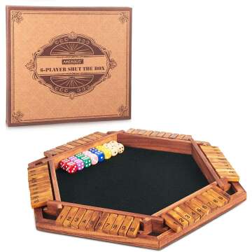 Shut The Box Dice Game for Family Fun