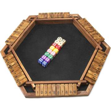 Shut The Box Dice Game for Family Fun