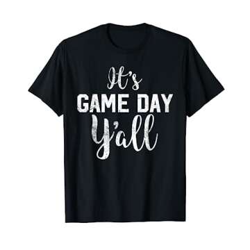 It's Game Day Y'all Football T-Shirt - Cute Football Top