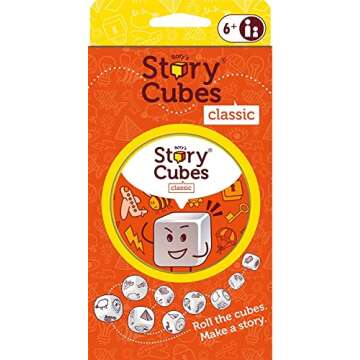 Rory's Story Cubes (Eco-Blister) | Storytelling Game for Kids and Adults | Fun Family Game | Creative | Ages 6 and up | 1+ Players | Average Playtime 10 Minutes | Made by Zygomatic