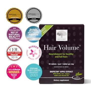 Hair Volume Tablets with Biotin & Apple Extract