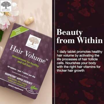 Hair Volume Tablets with Biotin & Apple Extract