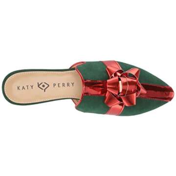 Katy Perry Women's The Stephanie Mule, Green/Red, 7.5 M US