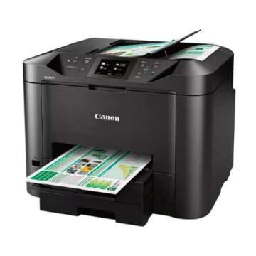 Canon Office and Business MB5420 Wireless All-in-One Printer,Scanner, Copier and Fax, with Mobile and Duplex Printing, Black, Desktop