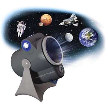 Smithsonian Optics Room Planetarium and Dual Projector Science Kit, Black/Blue, Age 8 and Up