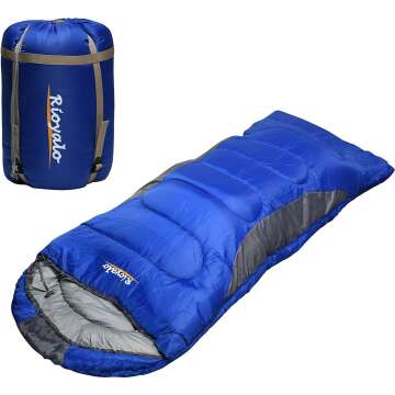 0 Degree Winter Sleeping Bags for Adults - Ideal for Camping & Adventure