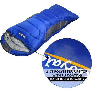 0 Degree Winter Sleeping Bags for Camping Adults