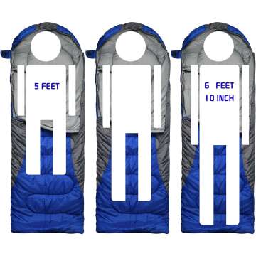 0 Degree Winter Sleeping Bags for Camping Adults