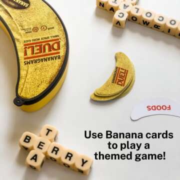 Bananagrams Duel: Ultimate 2 Player Travel Game | Small Space Word Race