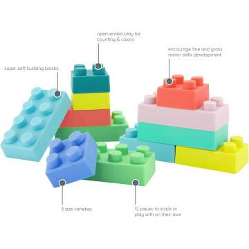 Colorful Soft Baby Building Blocks for Fun Playtime