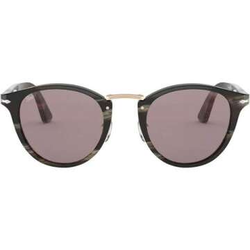 Persol PO3108S Round Sunglasses - Timeless Style & Superior Comfort