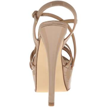 Chinese Laundry Women's Teaser Platform Dress Sandal, Nude Patent, 10 M US