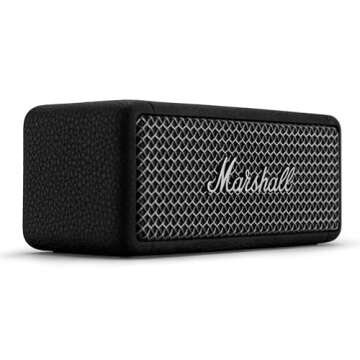 Marshall Emberton II Portable Bluetooth Speaker, Black & Steel