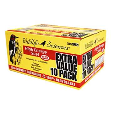 Wildlife Sciences High Energy Suet Cake 10 Pack