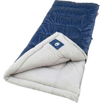 Stay Warm with Coleman Brazos Cold-Weather Sleeping Bag for All Night Comfort 💤