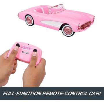 Barbie RC Corvette Hot Wheels - Remote-Control Toy