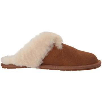 Koolaburra Women's Milo Scuff Slipper - Chestnut Size 8