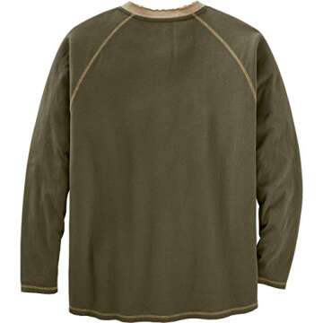 Legendary Whitetails Men's Recluse Henley, Army, Small