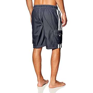 Kanu Surf Men's Barracuda Swim Trunks – Charcoal, Large