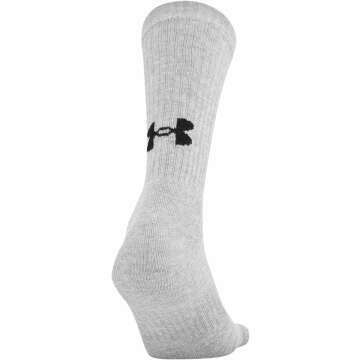 Under Armour Adult Training Cotton Crew Socks, Multipairs