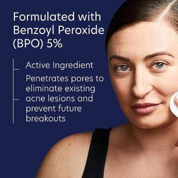 PCA SKIN 5% Benzoyl Peroxide Face Wash, Foaming Acne Facial Cleanser for Oily and Acne Prone Skin, Eliminates Existing Acne and Helps Prevent Future Breakouts, Cleanses and Calms, 7.0 oz Bottle