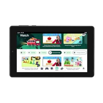 Onn Surf Tablet Gen 3 2022 MTK Quad-Core 32GB eMMC 2GB 7" (1024x600) Touchscreen Android 12 Go 2 Cameras Charcoal (Renewed)