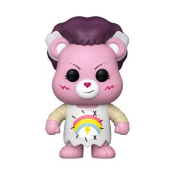 Funko POP Movies: Universal Monsters x Care Bears - Cheer Bear Bride of Frankenstein - Collectable Vinyl Figure - Gift Idea - Official Merchandise - for Kids & Adults - Horror Fans