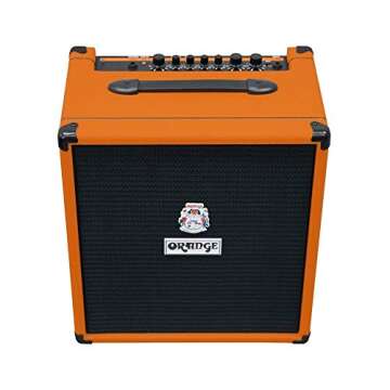 Orange Crush Bass 50W Bass Guitar Combo Amp, Orange