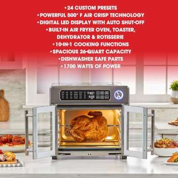 Emeril Lagasse 26 QT Air Fryer & Convection Oven