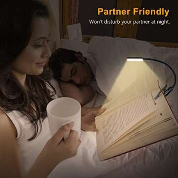 Gritin LED Book Light for Bed Reading and Studying