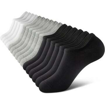 No Show Men Socks, Low Cut Ankle Sock, Men Short Socks Casual Cotton Socks