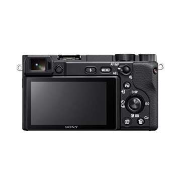 Sony Alpha a6400 Mirrorless Camera: Compact APS-C Interchangeable Lens Digital Camera with Real-Time Eye Auto Focus, 4K Video & Flip Up Touchscreen - E Mount Compatible Cameras - ILCE-6400/B Body