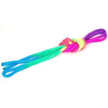 Rhythmic Gymnastic Rope Colorful Rainbow 3 Meter 135g for official competition Jump Fitness Art Exercise