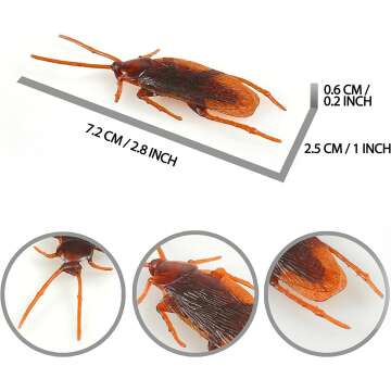 Fake Roaches Prank Pack