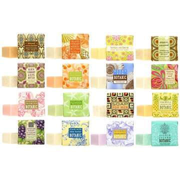 Greenwich Bay Trading Company Soap Sampler 16 pack of 1.9oz bars - Bundle 16 items