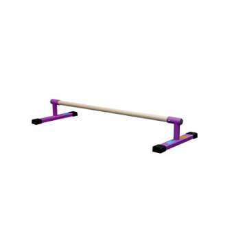 Z Athletic Gymnastics Pirouette Bar and Mat, Purple