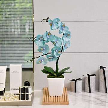 Artificial Silk Phalaenopsis Orchid Plant Arrangement