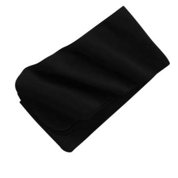 Port Authority Men's Extra Long Fleece Scarf OSFA Black