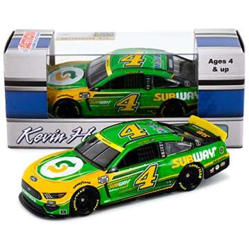 Lionel Racing K Harvick 1/64 HT Subway 21 Mustang, Multicolor