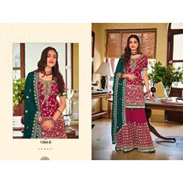 Shriva Fashion ready to wear stunning premium salwar suit for women with dupatta (2368) (Pink, 36)