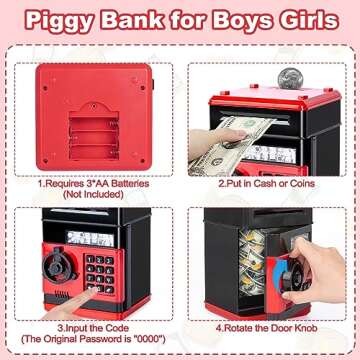 Fun Piggy Bank Gifts for Girls & Boys Ages 5-16